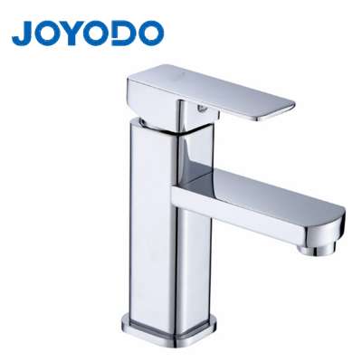 JOYODO Square chrome single lever handle wash sink Zinc basin faucet